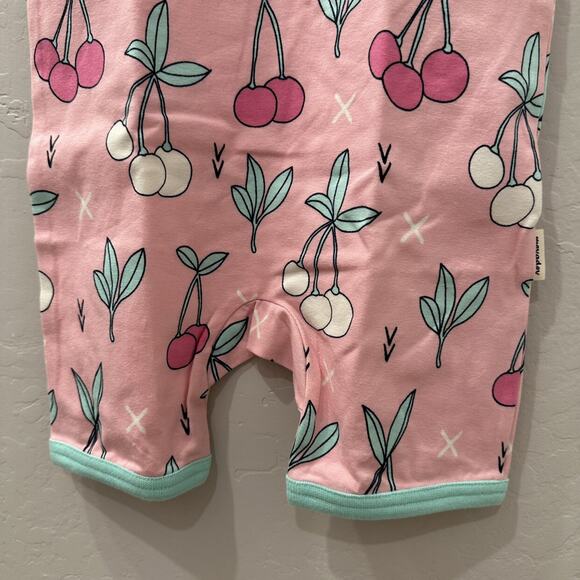 NWT Meyadey Cherry Kiss Playsuit Shirt Dungarees - Picture 4 of 6